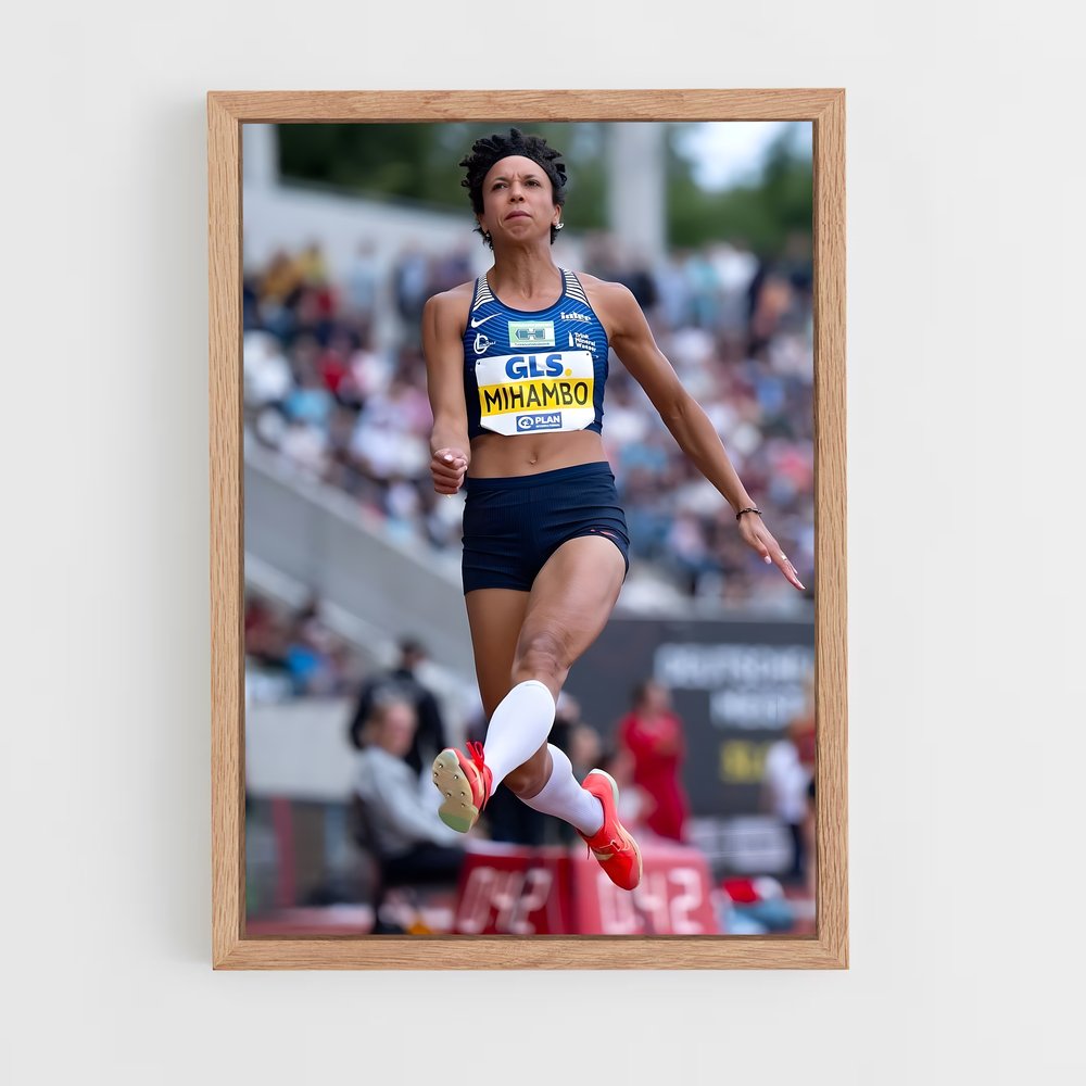 Poster Malaika de mihambo – affiche Athlétisme (vue 4)